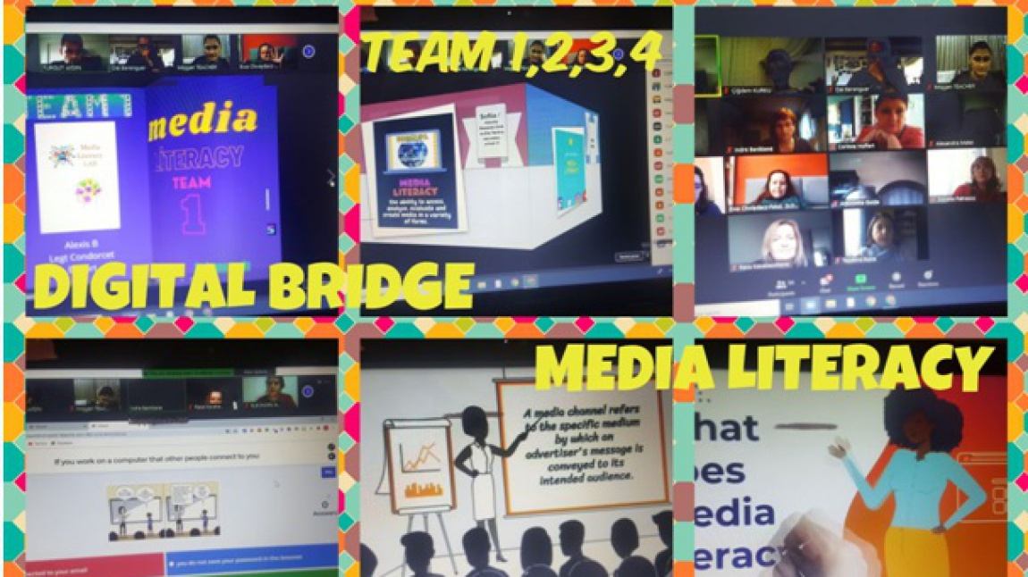 DIGIT@L BRIDGE isimli eTwinning projemizin medya okuryazarlığına çalışmaları yapıldı